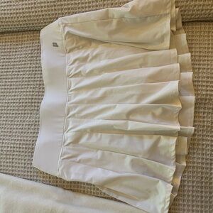 White Pleated Tennis Skirt